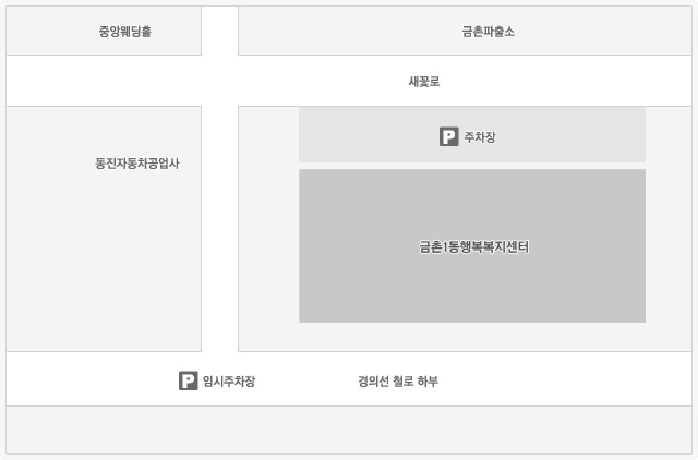 금촌1동 행정복지센터의 주차장안내 이미지