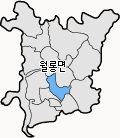 월롱면 지도